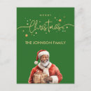 Search for african american christmas postcards Santa