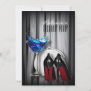 Search for red stiletto invitations Girls night out