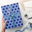 Search for geometrical wrapping paper Blue