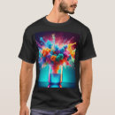 Search for rainbow paint tshirts Explosion