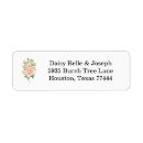 Search for rehearsal dinner return address labels Floral