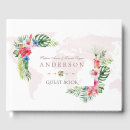 Search for tropical guest books Watercolor tropical flowers