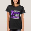 Search for in memory of my daughter tshirts Purple