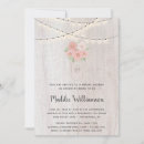 Search for mason jar bridal shower invitations Wood