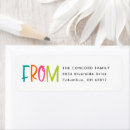 Search for to and from return address labels Fun