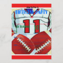 Search for football jersey invitations Party