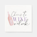 Search for funny wine napkins Typography