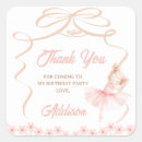 Search for ballerina stickers Ballerina birthday thank you