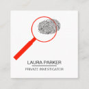 Search for security business cards Detective