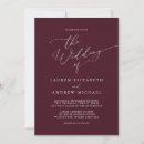 Search for christmas wedding invitations Burgundy