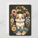 Search for cute puppy invitations Corgi