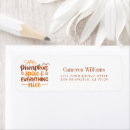 Search for nice return address labels Autumn