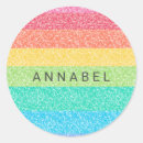 Search for bright rainbow design stickers For kids