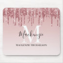 Search for hot pink glitter mouse mats Ombre