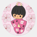 Search for kokeshi stickers Kawaii