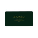 Search for bordered return address labels Bride