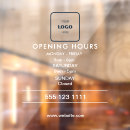 Search for restaurant window decals Hours opening