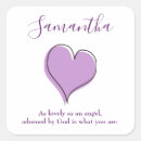 Search for purple angel stickers Heart