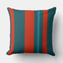 Search for teal and red cushions Stripes