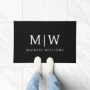 Search for black and white doormats Modern