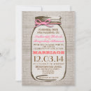 Search for burlap wedding invitations Western
