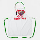 Search for christmas templates aprons Red