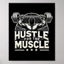 Search for bodybuilder muscles posters Lifting weights