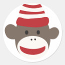 Search for smiling monkey stickers For kids