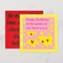 Search for queen of hearts birthday cards For her