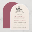 Search for horses bridal shower invitations Off to the altar