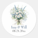 Search for faded blue stickers Elegant