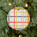 Search for geometric snow christmas tree decorations Mondrian