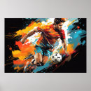 Search for soccer art Abstract