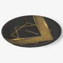 Search for black zig zag paper plates Chic