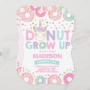 Search for unicorn doughnut birthday invitations Magical