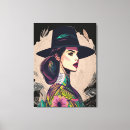 Search for abstract portrait canvas prints Illustration
