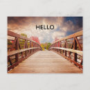 Search for country bridges postcards Wooden bridge