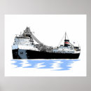 Search for great lakes posters Lake freighter