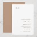 Search for brown wedding invitations Stylish