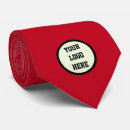 Search for red logo ties Minimalist