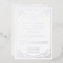 Search for silver border invitations Traditional