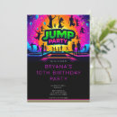 Search for trampoline party invitations Boys