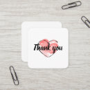 Search for packaging business cards Heart