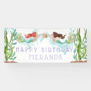 Search for mermaid banners Pink