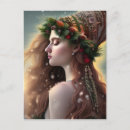 Search for winter goddess postcards Woman