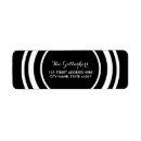 Search for black circle return address labels Classic