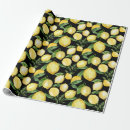 Search for yellow lemon wrapping paper Italy
