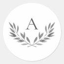 Search for grey monogram stickers Watercolor