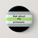 Search for agender flag badges Pronouns
