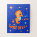 Search for seahorse puzzles Cute